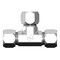 World Wide Fittings Flareless Union Tee Stainless Steel C2603X08X08X08SS - alternate 1
